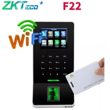 ZKteco F22 Wifi TCP/IP Fingerprint System Access Control Time Attendance System