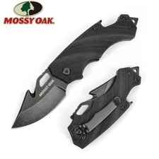Mini Folding Pocket Knife 2.5''Blade Black G10 Handle EDC Multifunction Tool New