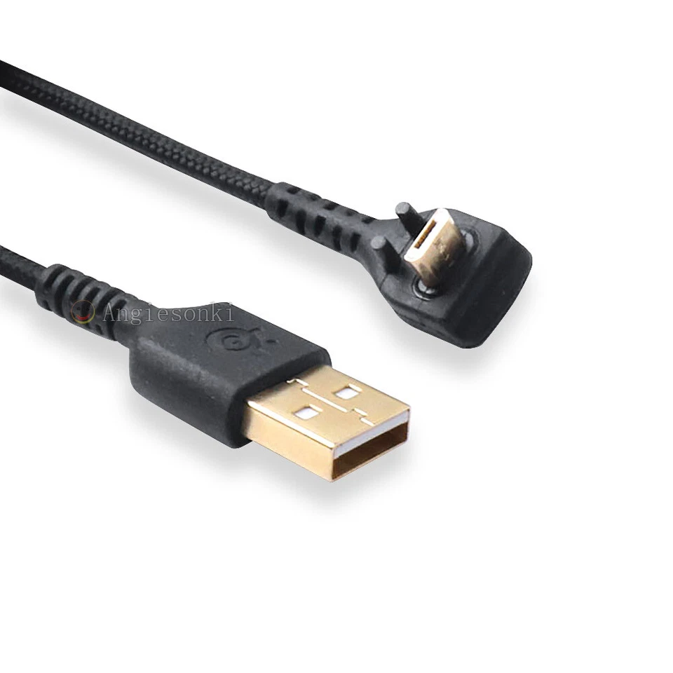 for SteelSeries RIVAL 700 710 Gaming Mouse PVC Rubber Woven USB Charging Cable  - Image 3 of 4