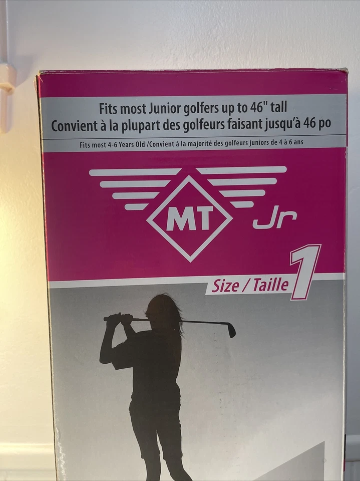 New Youth MacGregor Tourney MT Jr. Size 1 Club Golf Set & Bag Left Handed - Image 2 of 4