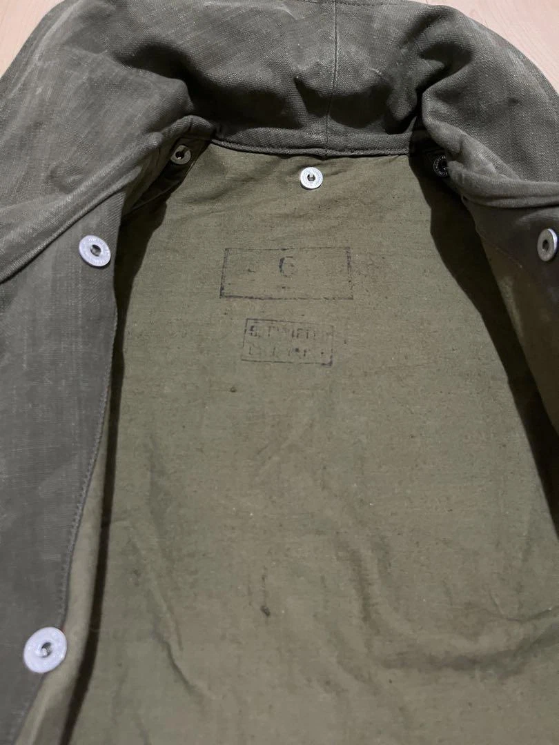 Rare 40's French military motorcycle coat M35 SIZE: 6 XL(LL) | eBay