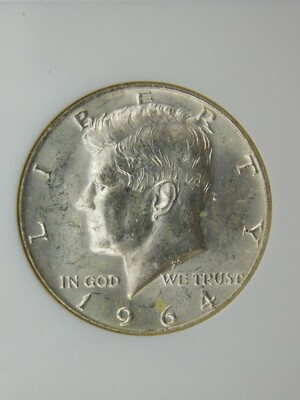 1964 United States Kennedy Silver Half Dollar NGC Certified Sample