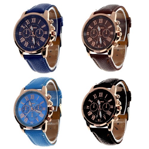 Reloj Elegante Geneva Pulsera Original Mujer Unisex Hombre Cuarzo Moderno Ri - Imagen 4 de 8