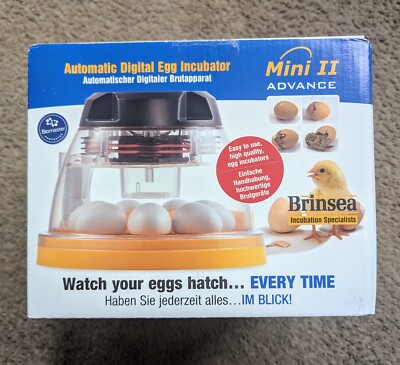 Brinsea Automatic Digital Egg Incubator Mini II Advance 115V US. Never used.