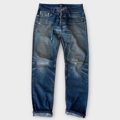 A.P.C. New Standard Selvedge Japanese Raw Denim Jeans Indigo APC