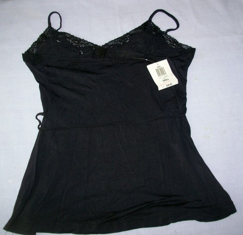 S Alfani Cami Sleep Top black 2 Biatta G-String Tie Side Thong White Black sz S - Picture 6 of 9