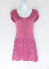 VERTIGO Scoop Neck Knit Sweater Tunic Top or Mini Dress Wool Angora US 4 (Tag M)