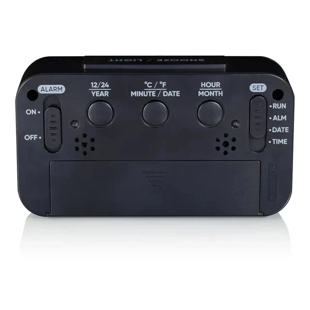 Westclox DIGITAL ALARM CLOCK | ASCENDING ALARM DATE TEMPERATURE LED Backlight - Image 4 of 4