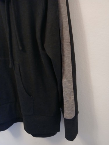 Ruti Women's NWT Slow It Down Lounge Black Hoodie Sweatshirt Size M/L - Picture 5 of 8