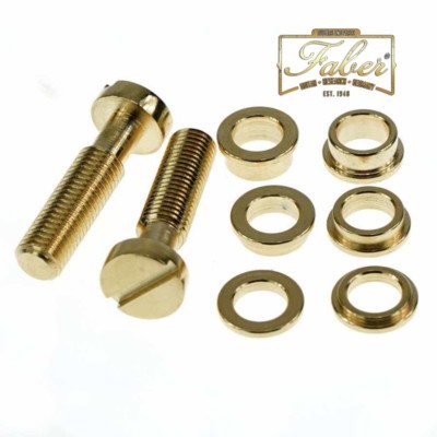 Faber Tone Lock Kit TLI-GG, TLIGG Inch thread fits Gibson Les Paul, Gold Glossy