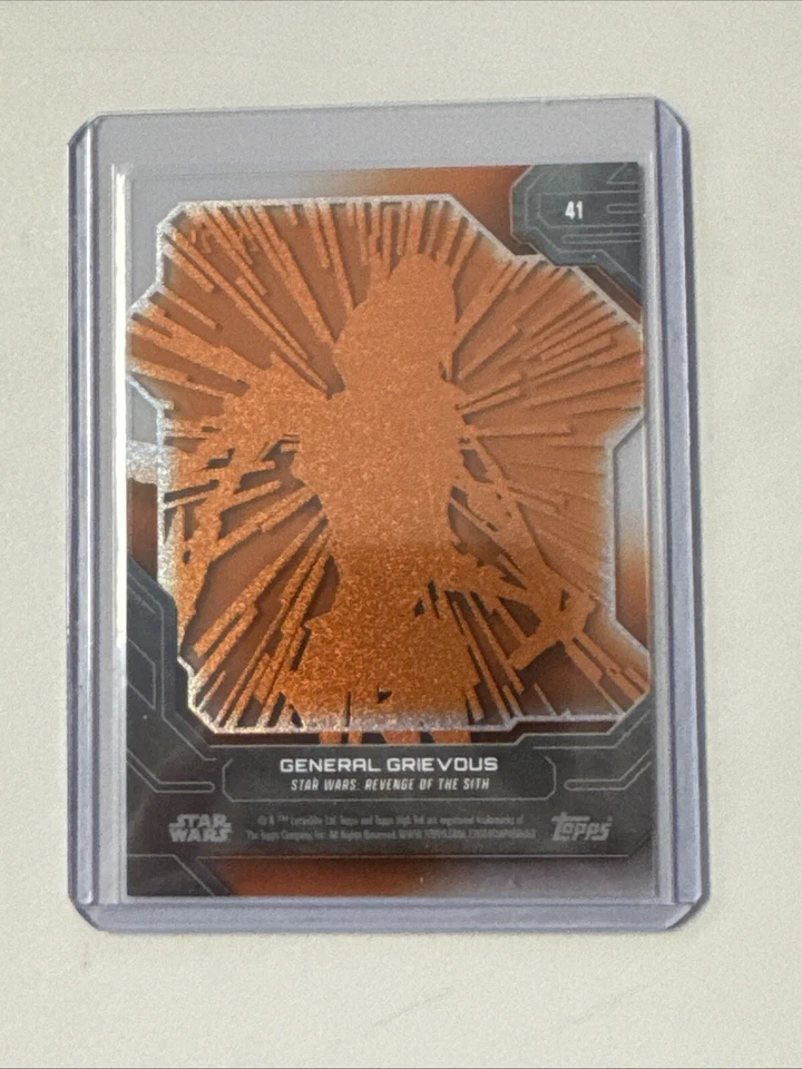 2024 Topps Star Wars High Tek General Grievous Orange /25  - Image 2 of 2