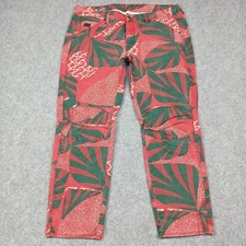 G-Star RAW 5622-3D-MID-BOYFRIEND-COJ Womens 7/8 Jeans W31 L30 Floral Pink Green