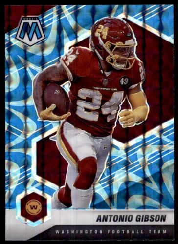 2021 Mosaic Blue Reactive Antonio Gibson Washington Football Team #200