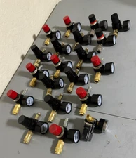 Air compressor Valves lot Regs and Gauges 20 sets EVERYTHING PICTURED
