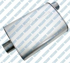 Dynomax 17633 Thrush Hush Steel Muffler 2.5" In/Out OffSet/Center
