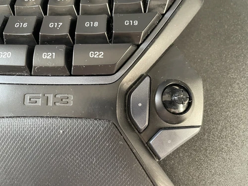 🕹️ Joystick thumb add-on for comfort when rubber fails for Logitech G13 Gamepad