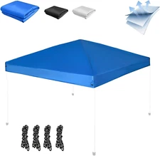 10X10 Canopy Replacement Top, Pop-Up Canopy Tent Replacement Cover for Straight 