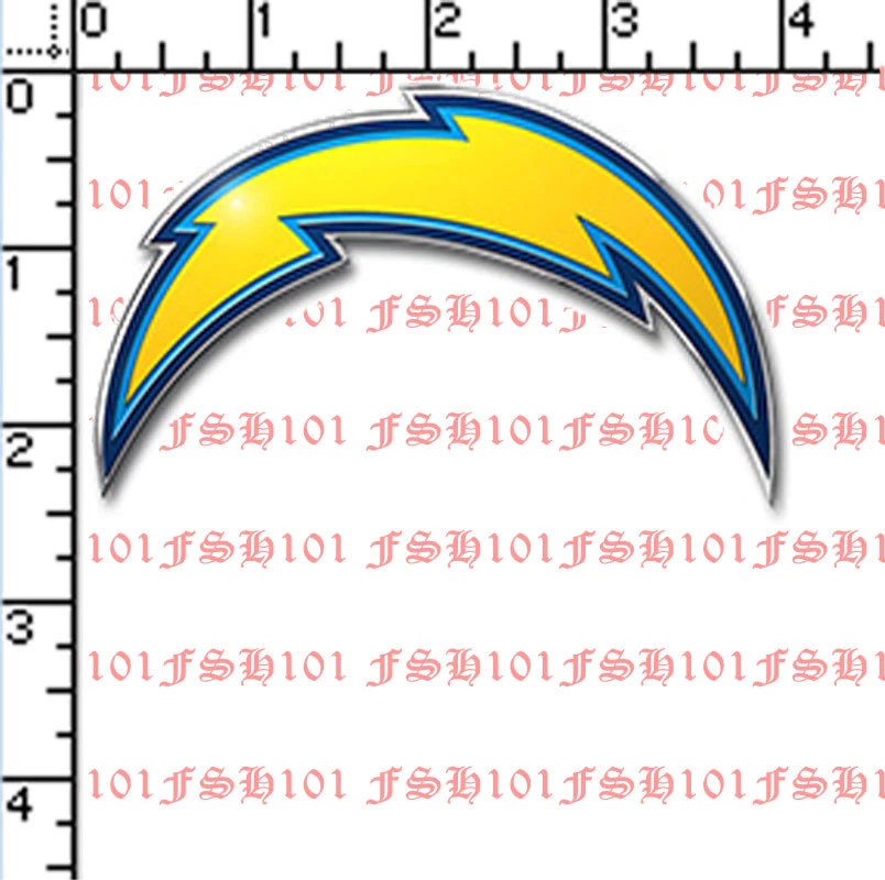 NFL 洛杉矶充电器 3D 铝色汽车卡车汽车徽章贴纸贴花 — 第 2/2 张图片