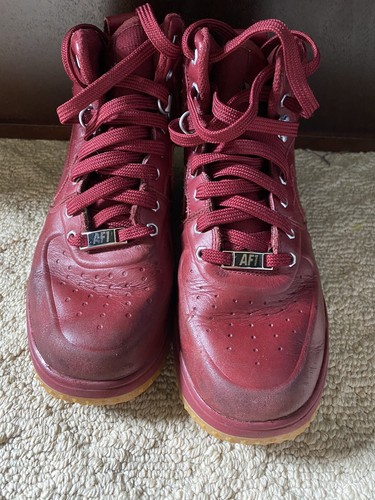 Nike Youth 5Y Bordeaux Air Force Ones 