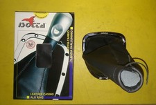 Soufflet de levier de vitesse cuir noir et cadre alu ISOTTA pour RENAULT Mégane 