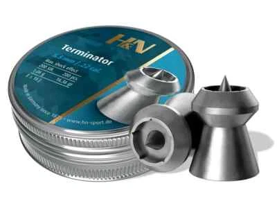 HATSAN H&N Sport Terminator Hollowpoint .22 Cal Airgun Pellets 16.36 grains 200 Count