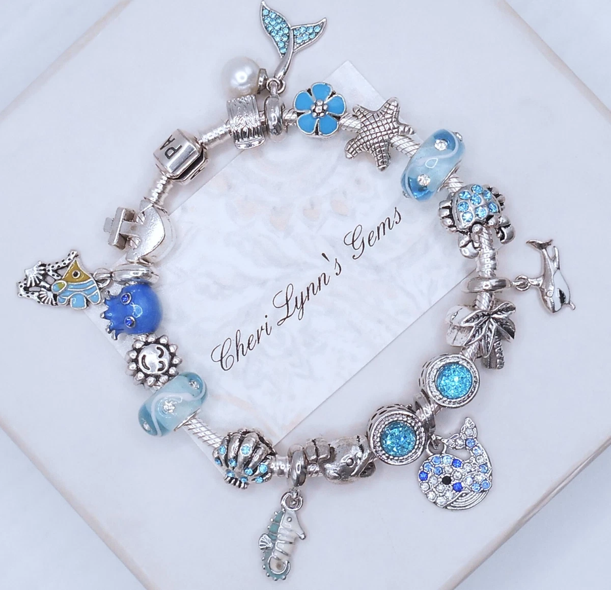 Blue line pandora charm store