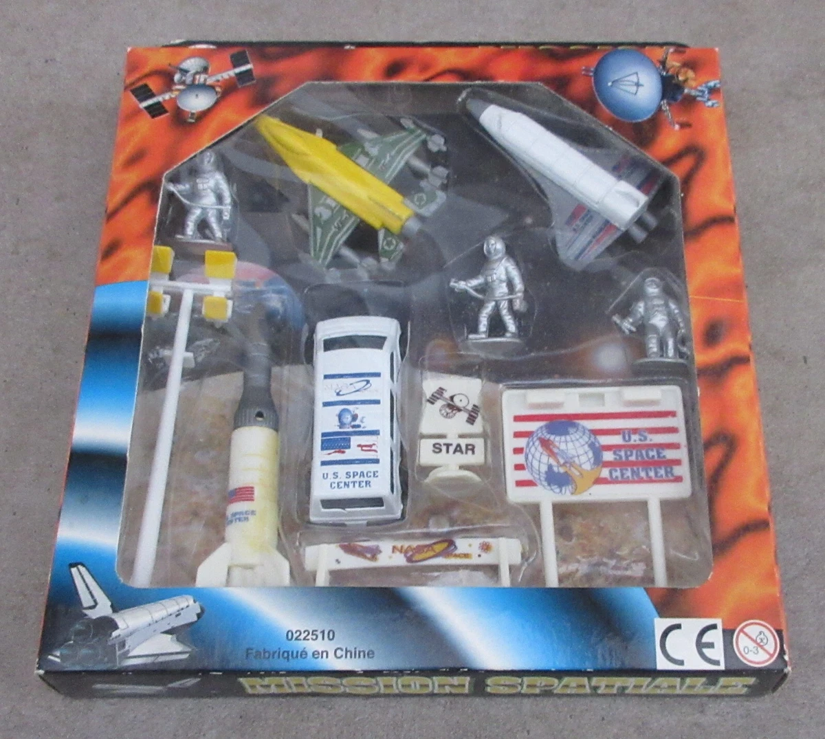 Ancien Jouet Navette Spatiale Columbia - Fusée NASA - Maquette Vintage Années 80