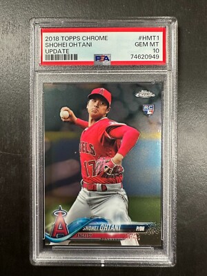 2018 Topps Chrome Update Shohei Ohtani RC PSA 10 GEM MINT #HMT1 | eBay
