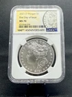 2021-D .999 Morgan Silver Dollar NGC MS70 First Day of Issue!