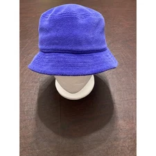 Aerie Cozy Terry Cloth Bucket Hat Blue O/S Soft Warm Winter Streetwear Essential