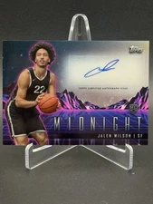 Jalen Wilson 2023-24 Topps Midnight Rookie Horizon Signatures Auto #RHS-JWI RC