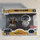 Disney Pixar Funko Pop Wall-E and Eve, 2 Pack Target Exclusive Vinyl  Animation