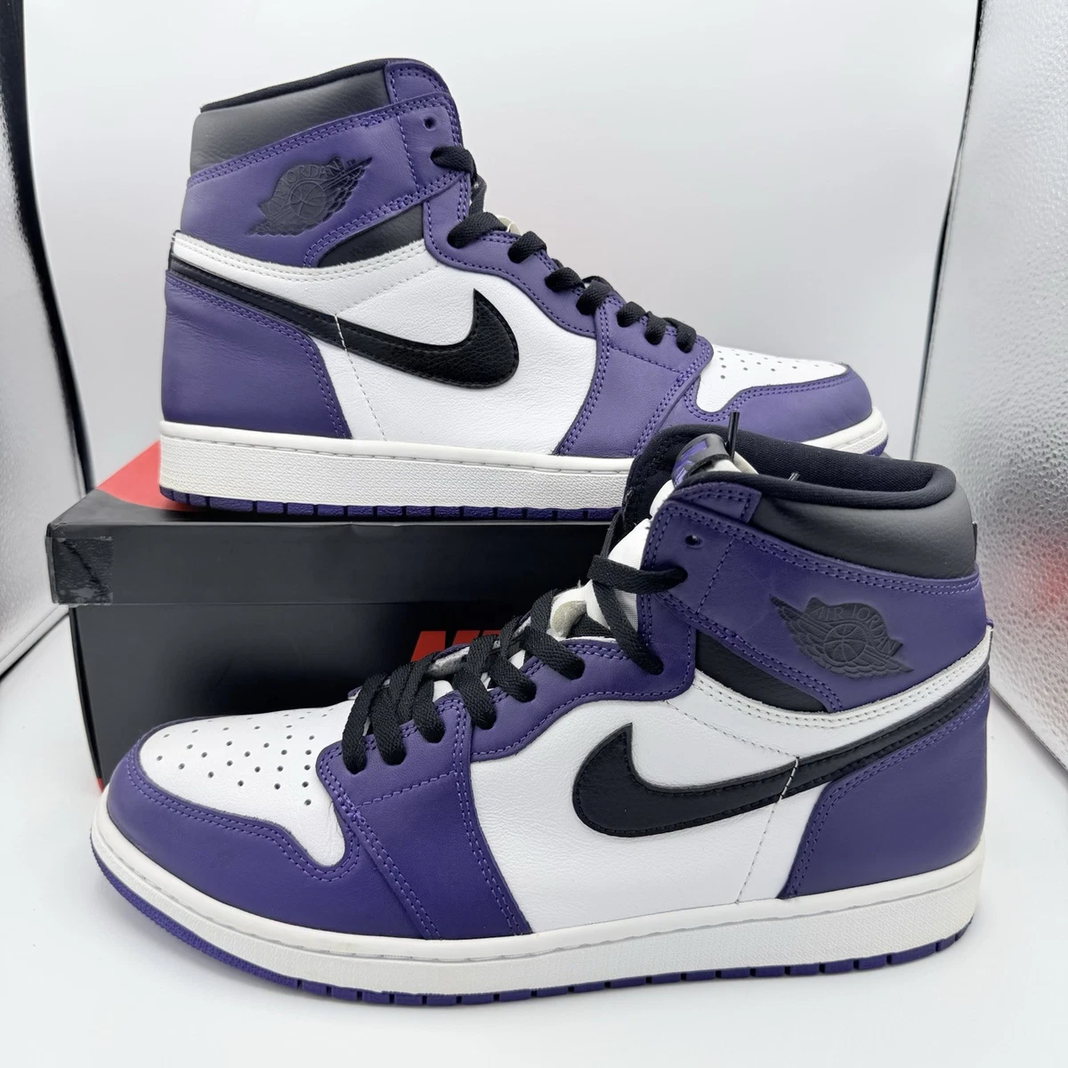 シューズ(男性用) Nike Air Jordan 1 High Court Purple Jordan 1 Retro OG High Court Purple 2.0 for Sale - Authenticity