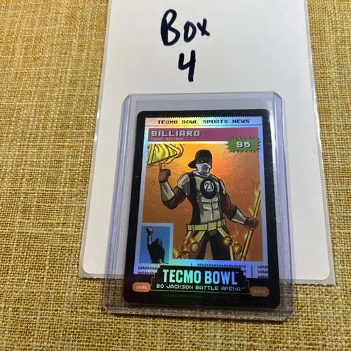 2026 Bo Jackson Battle Arena Tecmo Billiard News Foil Fire  Dalton Hilliard