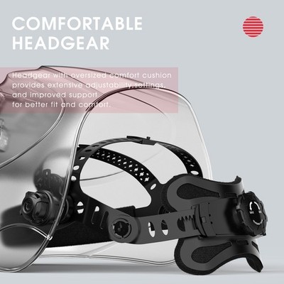 True Color Auto Darkening Welding Helmet Wide Shade With Magnetic Welding Holder
