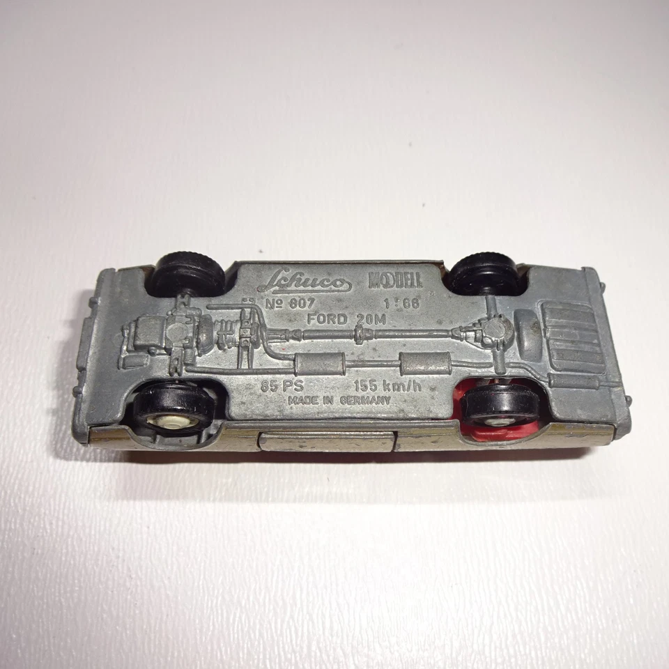 Schuco Model Car 1:66 For Collectors And Hobbyists Ford 20M - Image 4 of 4