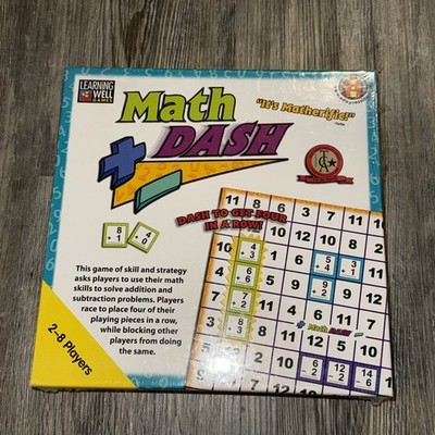 Math Dash Multiplication & Division Board Game