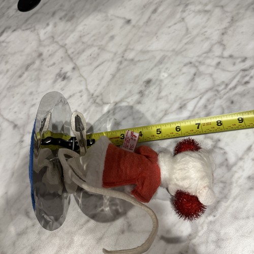 Annalee 7” Girl White Mouse 1994, Ice Skating On Mirrored Pond - Picture 4 of 4