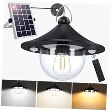 Solar Shed Light Outdoor Indoor 3000LM Solar Lights Daytime Available Black