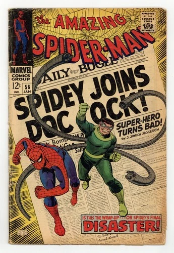 Amazing Spider-Man #56 GD/VG 3.0 1968 1st app. Captain Stacy
