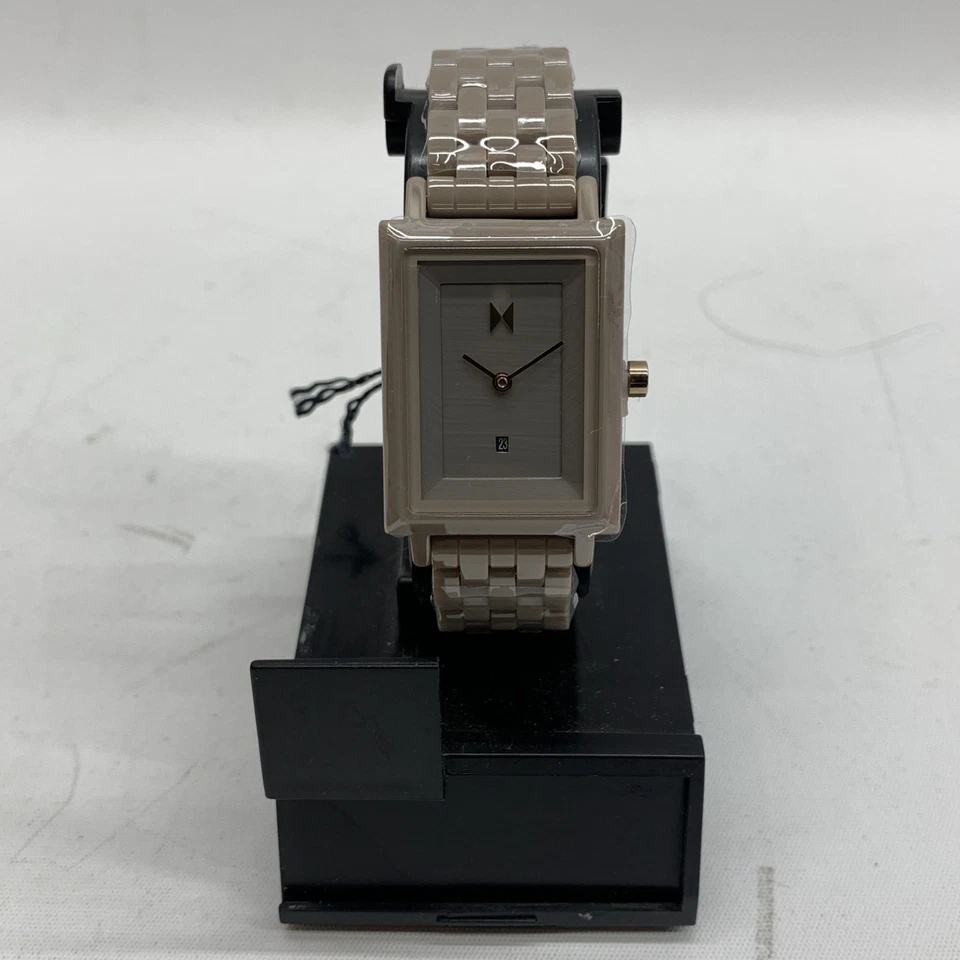 Reloj de pulsera MVMT para mujer con pulsera cuadrada de cerámica caramelo 26 mm 28000206 Foto 2 de 4