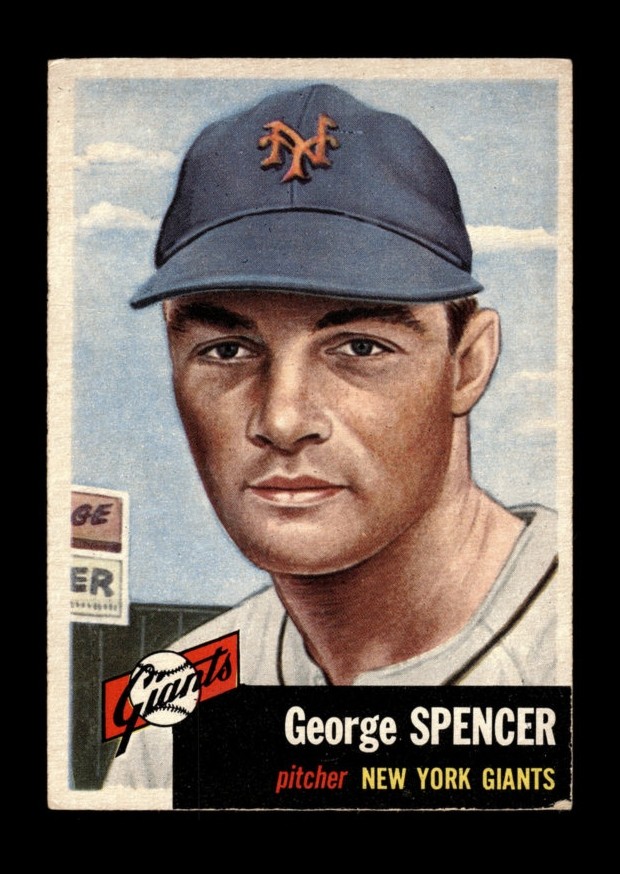 1953 Topps Set-Break #115 George Spencer VG-VGEX *GMCARDS*