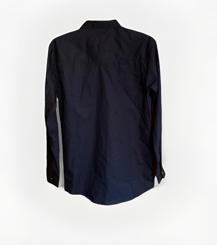Pearl Snap Western Men's Small Standard Issue Black Long Sleeve Contrast Yolk - Picture 5 of 7