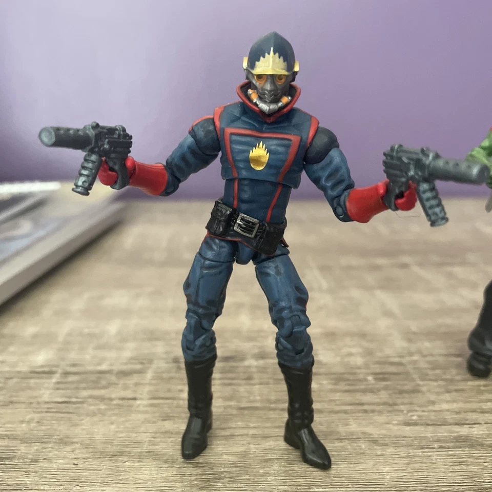 Universo Marvel 3.75 Guardianes de la Galaxia Starlord, Drax, Rocket, Groot Foto 2 de 4