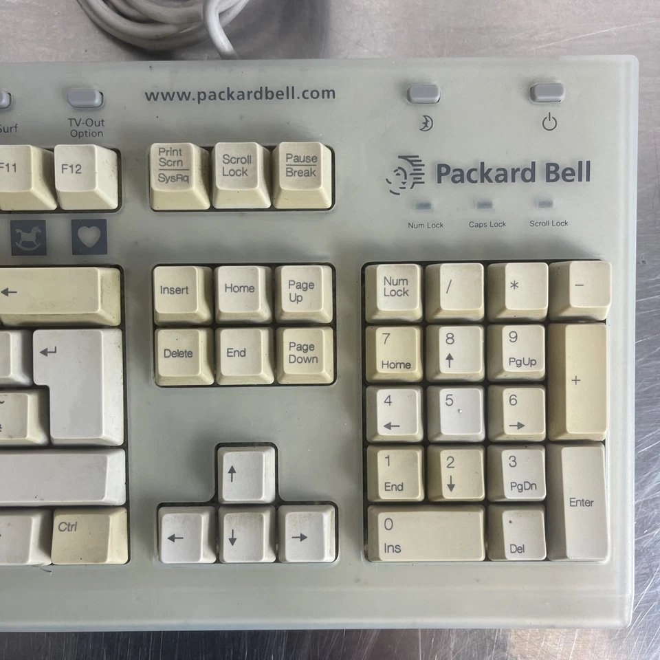 Packard Bell 5135I Keyboard Beige Wired 104 Keys QWERTY(Standard) for Desktop PC - Image 3 of 4