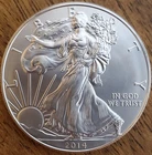 2014-P American Silver Eagle 1 oz 0.999 Fine Silver $1 Beautiful B/U Coin 🔥
