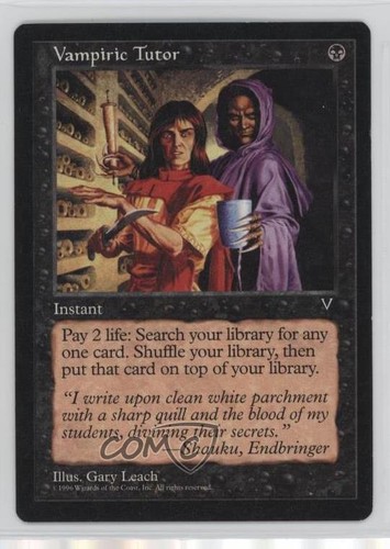 Vampiric Tutor Magic: Visions 1997 14sx