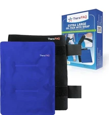 TheraPAQ Reusable Gel Ice Pk w/ Wrap, Hot/Cold Therapy 4 Swelling & Pain Relief