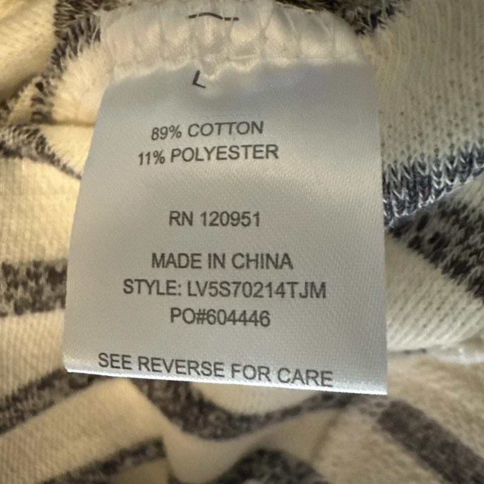 Vestido para mujer Olive & Oak sin mangas color crema y gris a rayas grande Foto 4 de 4