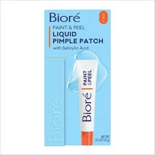 Bioré Paint and Peel Liquid Pimple Patch, Invisible Pimple Patch with SALICYLIC 